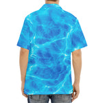 Blue Water Surface Print Aloha Shirt
