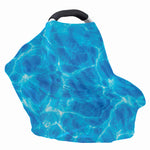Blue Water Surface Print Baby Seat Cover