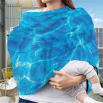 Blue Water Surface Print Baby Seat Cover