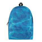 Blue Water Surface Print Backpack