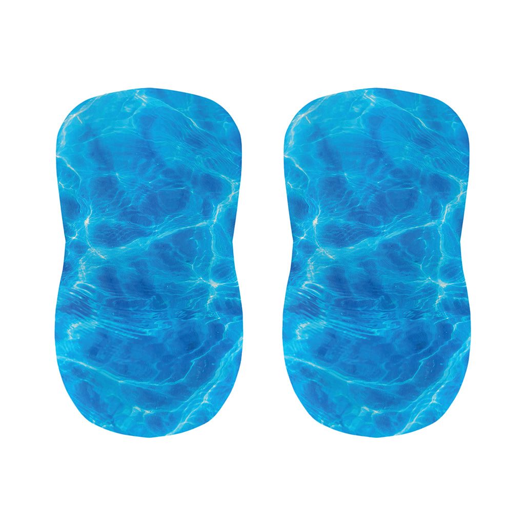 Blue Water Surface Print Bar Stool Covers