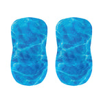 Blue Water Surface Print Bar Stool Covers