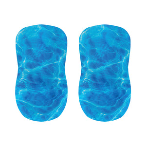 Blue Water Surface Print Bar Stool Covers