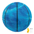 Blue Water Surface Print Basketball