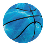 Blue Water Surface Print Basketball