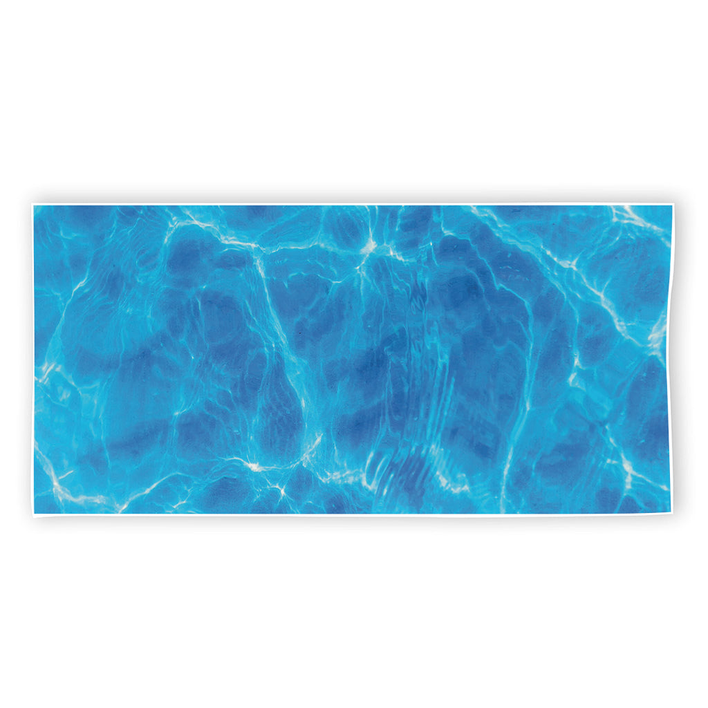 Blue Water Surface Print Beach Towel