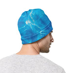 Blue Water Surface Print Beanie