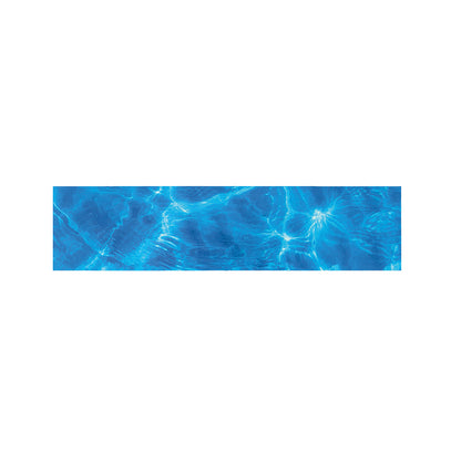 Blue Water Surface Print Bed Runner