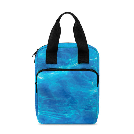 Blue Water Surface Print Bible Tote Bag