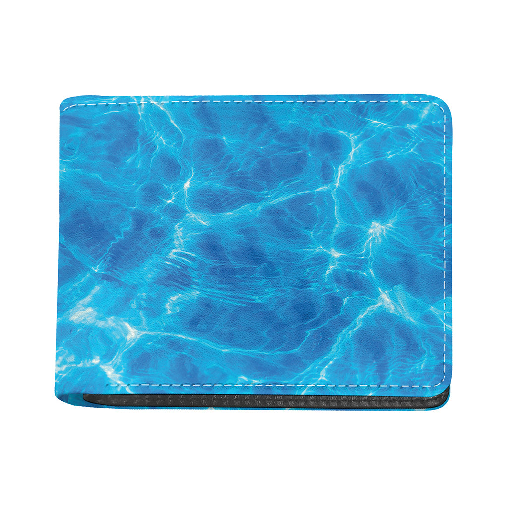 Blue Water Surface Print Bifold Wallet