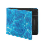 Blue Water Surface Print Bifold Wallet