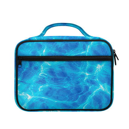 Blue Water Surface Print Briefcase Bible Bag