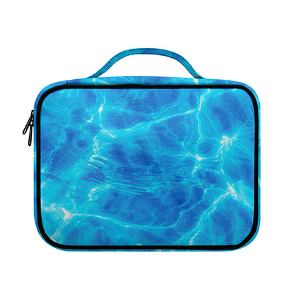 Blue Water Surface Print Briefcase Bible Bag
