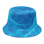 Blue Water Surface Print Bucket Hat