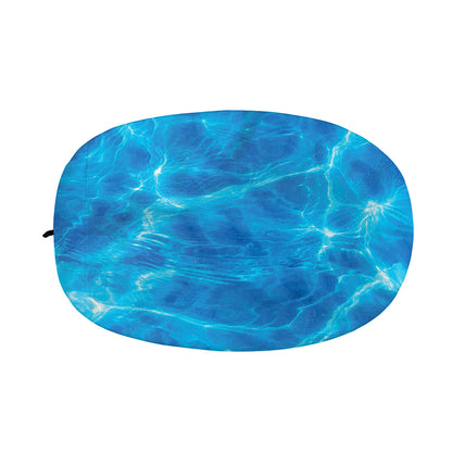 Blue Water Surface Print Car Side Mirror Covers