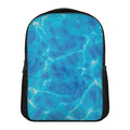 Blue Water Surface Print Casual Backpack