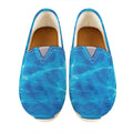 Blue Water Surface Print Casual Shoes