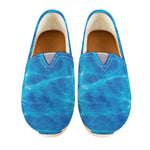 Blue Water Surface Print Casual Shoes