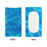 Blue Water Surface Print Changing Pad Cover