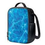 Blue Water Surface Print Crossbody Lunch Bag