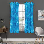 Blue Water Surface Print Curtain