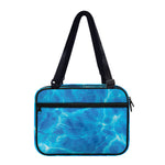 Blue Water Surface Print Double Strap Bible Bag