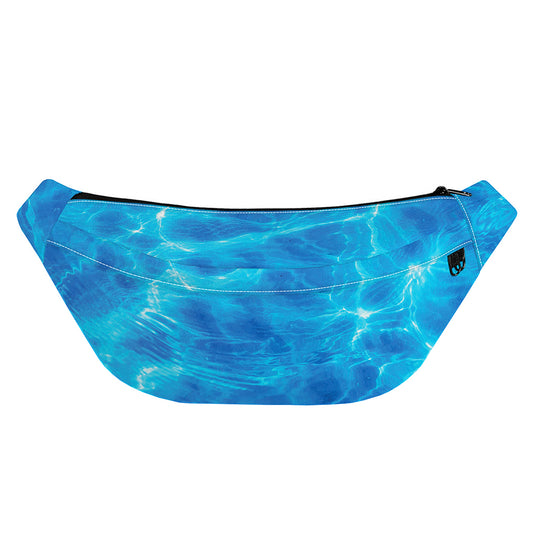 Blue Water Surface Print Fanny Pack