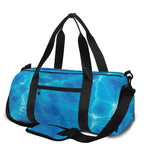Blue Water Surface Print Gym Bag