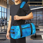 Blue Water Surface Print Gym Bag