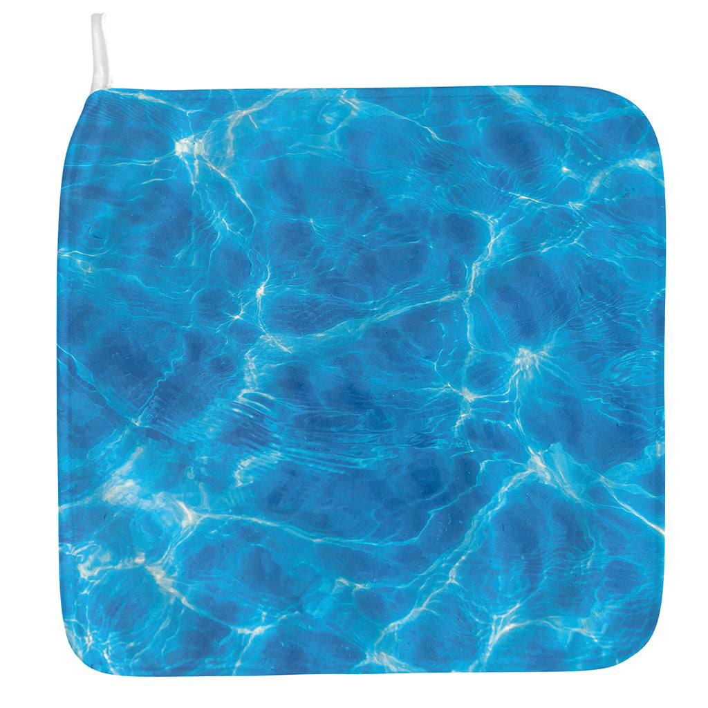 Blue Water Surface Print Hand Towel