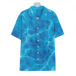Blue Water Surface Print Hawaiian Shirt