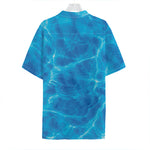 Blue Water Surface Print Hawaiian Shirt