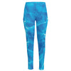 Blue Water Surface Print High-Waisted Pocket Leggings