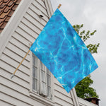 Blue Water Surface Print House Flag