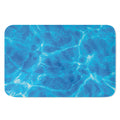 Blue Water Surface Print Indoor Door Mat