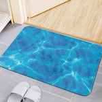 Blue Water Surface Print Indoor Door Mat