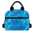 Blue Water Surface Print Insulated Lunch Bag