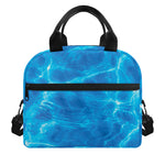 Blue Water Surface Print Insulated Lunch Bag