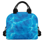 Blue Water Surface Print Insulated Lunch Bag