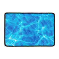 Blue Water Surface Print Kitchen Mat