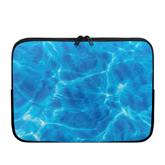 Blue Water Surface Print Laptop Sleeve