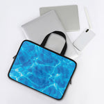 Blue Water Surface Print Laptop Sleeve With Handle