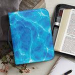 Blue Water Surface Print Leather Bible Cover