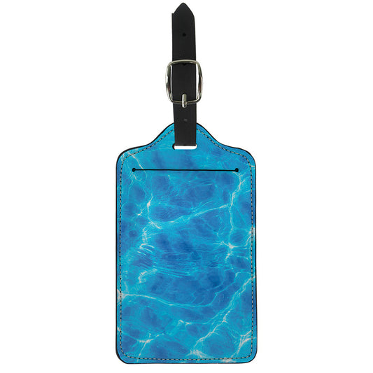 Blue Water Surface Print Luggage Tag