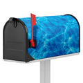 Blue Water Surface Print Mailbox Cover