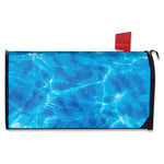 Blue Water Surface Print Mailbox Cover