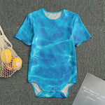 Blue Water Surface Print Men's Bodysuit