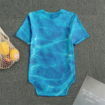 Blue Water Surface Print Men's Bodysuit