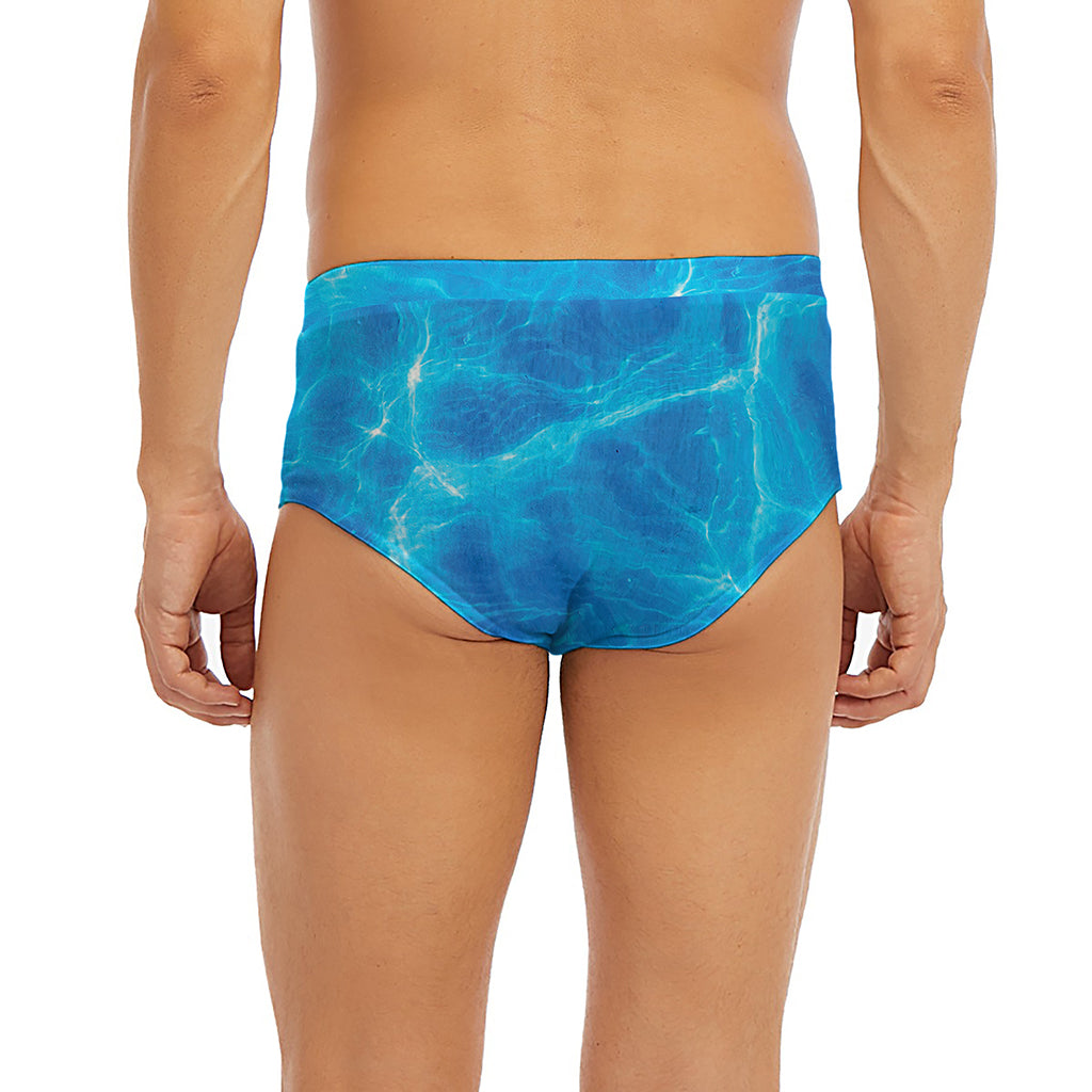 Blue Water Surface Print Men's Briefs