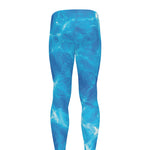Blue Water Surface Print Men's leggings